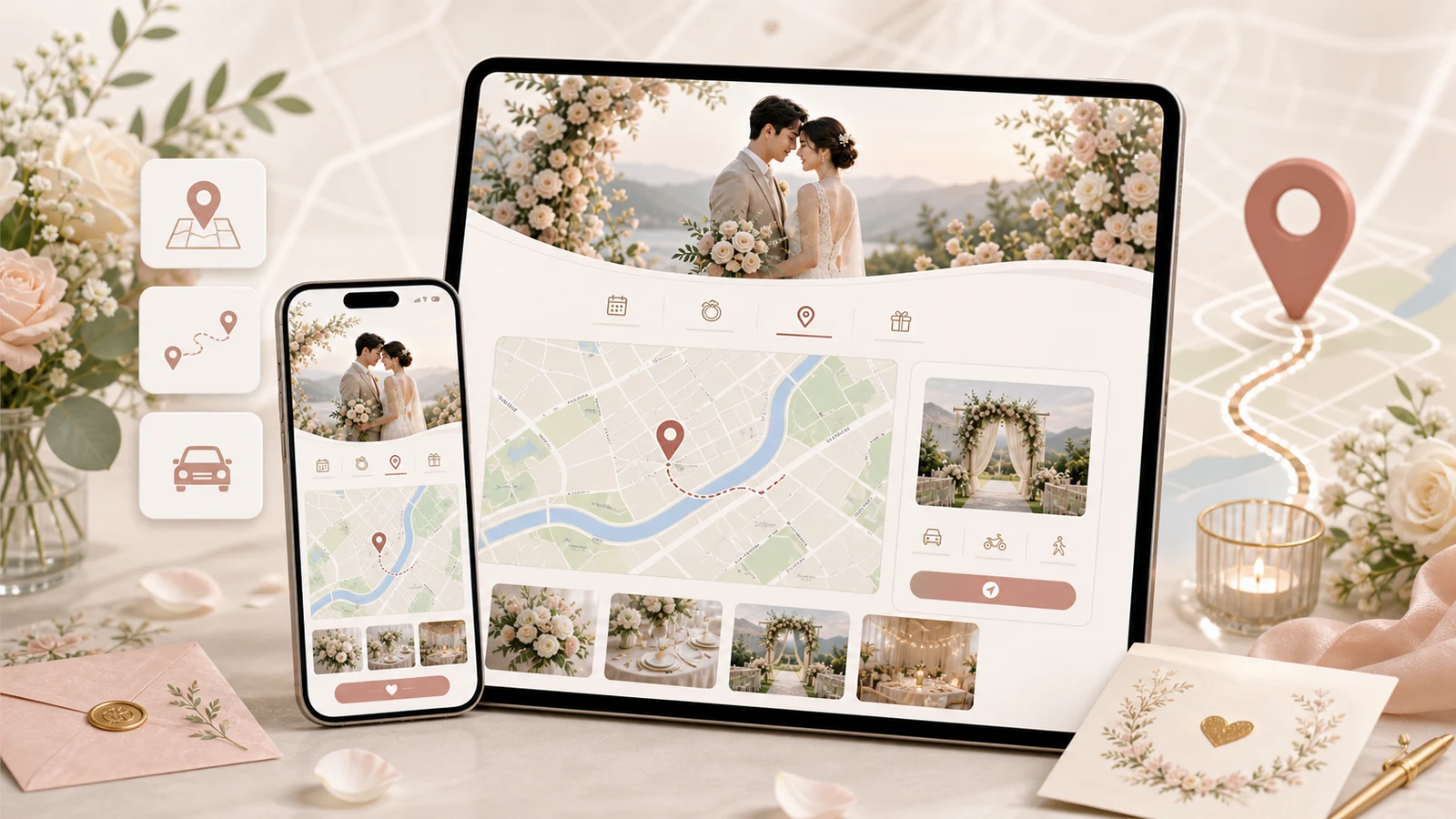 Cách thêm bản đồ Google Maps vào thiệp cưới online để khách không hỏi đường nữa | Mời nhé