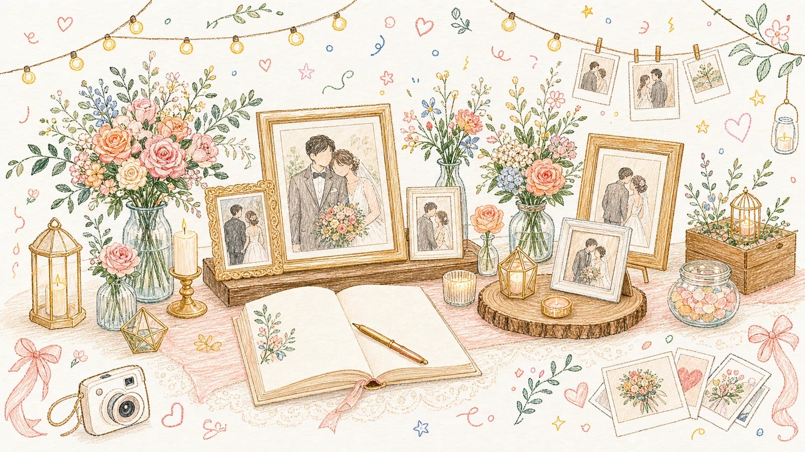 Trang trí bàn gallery: nhỏ nhưng ảnh hưởng lớn tới cảm giác buổi tiệc
