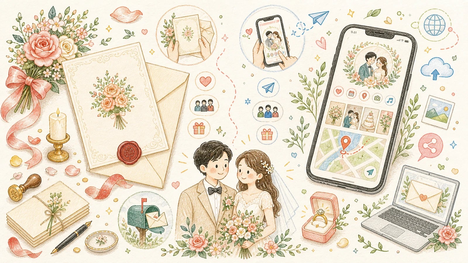 So sánh Moinhe và thiệp giấy: nên chọn một hay kết hợp cả hai?