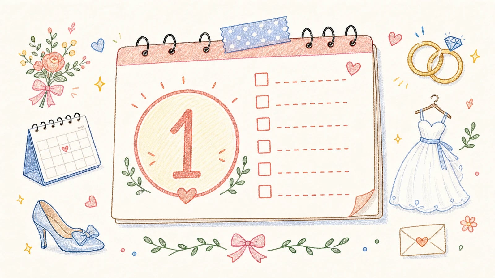 Checklist chuẩn bị cưới 1 tháng: siết lại những gì còn dang dở