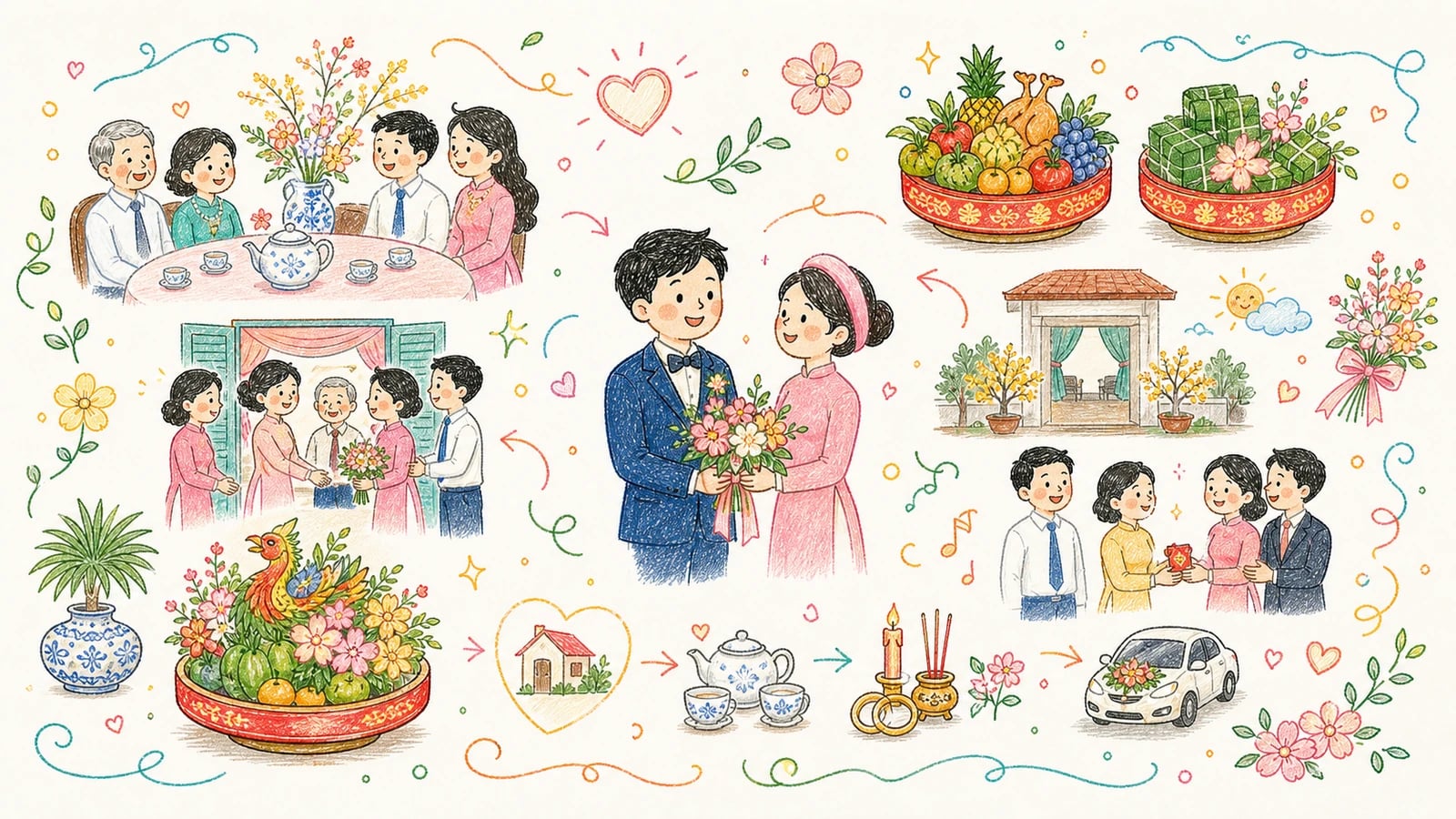 Phong tục cưới miền Nam: thường thoải mái hơn ở những điểm nào